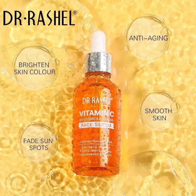 DR RASHEL Vitamin C Face Serum | Brightening & Anti-Aging Skin Care, 50ml