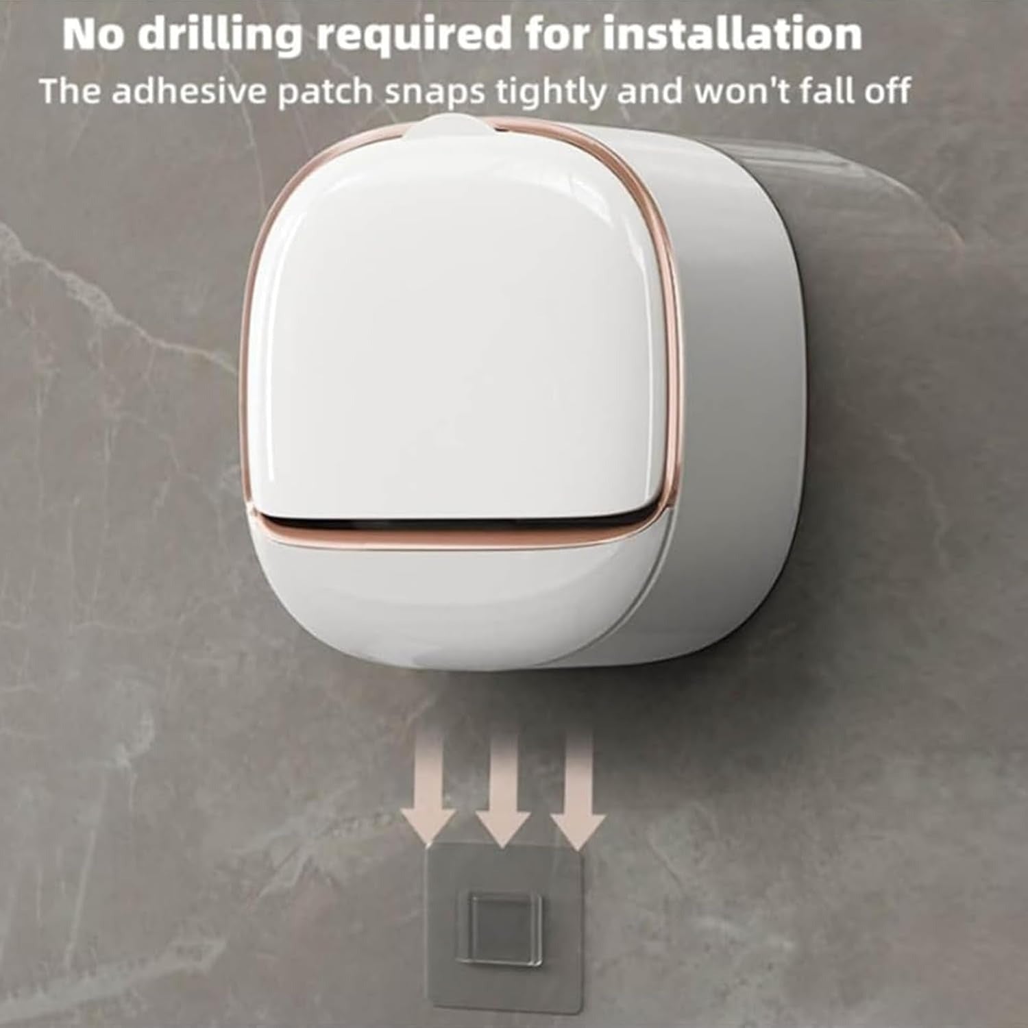 Luxury Soap Holder With Drain Tray, Wall Mounted Soap Case Box Designed To Keep Your Soap Bars Dry And Long Lasting