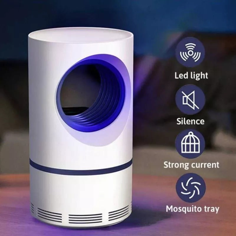 Mosquito Killer Lamp Electric Shocker Round | Powerful 360° UV Light Insect Trap for Home, Room & Outdoor Use | Safe, Silent & Eco-Friendly Bug Zapper