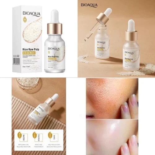 Bioaqua Rice Serum Natural Moisturizing Anti Aging Skin Care Face (15ml)